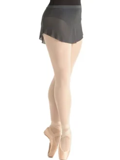 Flot kort grå balletskørt fra BalletRosa