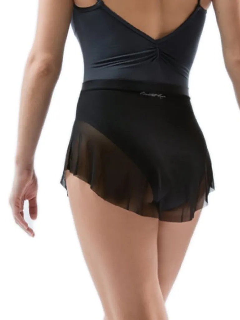 Flot kort sort balletskørt fra balletrosa