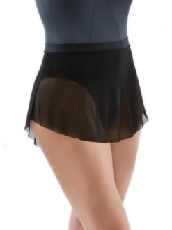 Flot kort sort balletskørt fra balletrosa