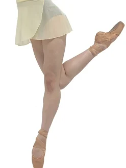 Flot lysegul ballet slå om skørt fra Balletrosa