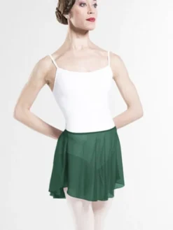 Flot mørkegrønt pull-on skørt fra WearMoi