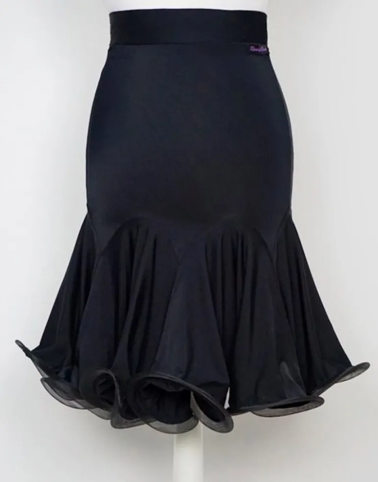 Flot sort nederdel til dans til piger - Ready4dance