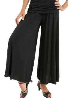 Flotte sorte bukser m.vidde - Ready4dance