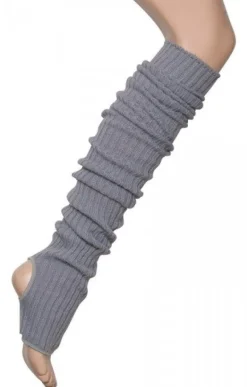 Grå 90 cm benvarmere dans/ballet