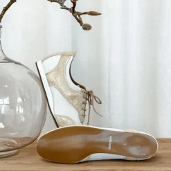 Guld dansesneakers vario pro med fuld sål