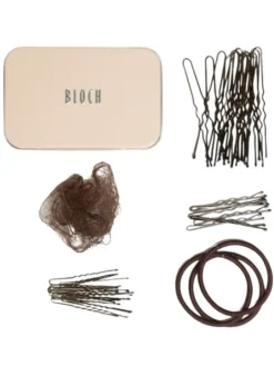 Hårkit mørkebrun i metalkasse fra BLOCH