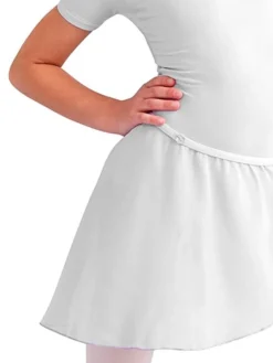 Hvid chiffon skirt piger Capezio