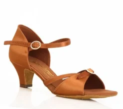 International dansesko Natasha dark tan satin junior