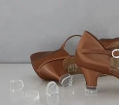 International dansesko Natasha dark tan satin junior