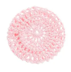 Katz dance hårnet i hæklet strik rosa