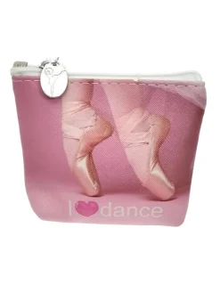 Lille rosa balletpung med flot ballet motiv