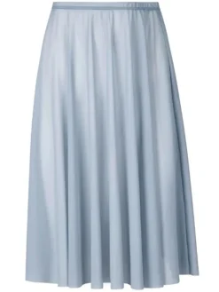 Lyseblåt langt pull on mesh skørt fra Mara Dancewear