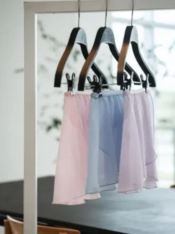 Lyserød chiffon skirt børn Capezio