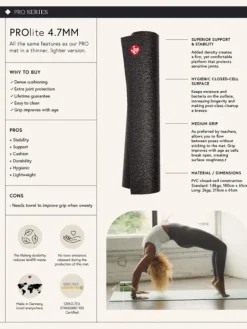 Manduka salvie grøn PROlite måtte til yoga