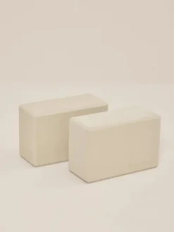 Moonchild sandfarvet yoga blok