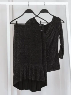 Nederdel med glimmer til damer - Ready4dance