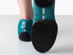 Petrol farvet dansesneaker i åndbar strik til damer - Suny