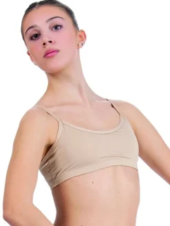 Pridance hudfarvet top til piger