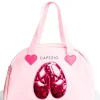 Rosa ballettaske med balletsko Capezio