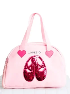 Rosa ballettaske med balletsko Capezio