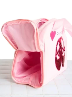 Rosa ballettaske med balletsko Capezio