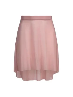 Rosa pull on mesh skørt fra Mara Dancewear