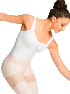 Rosa strik balletshorts til teen og damer Capezio