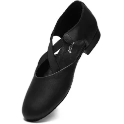 Rumpf dansesko/træningssko m. elastik - 1313