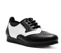 Rumpf sammy sneaker fuldsål i sort hvid skind