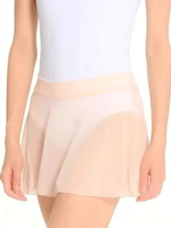 Seré pudder farvet pull on mesh skørt