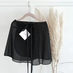 Seré sort chiffon slå om skirt piger