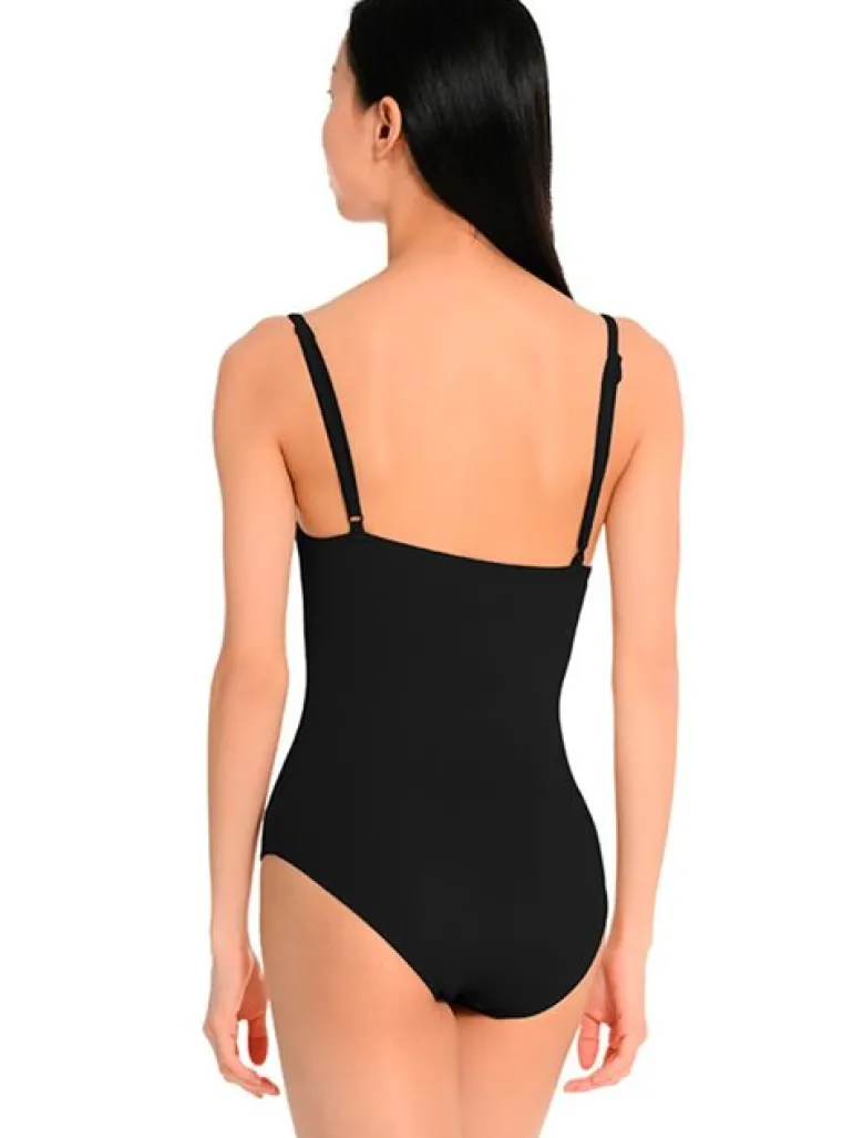 Seré sort dragt m. justerbare stropper