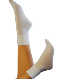 Silkydance hvide strømper til ballet