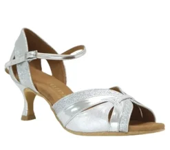 Sølv dansesko 5 cm hæl Rummos