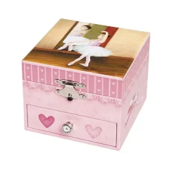 Smykkeskrin med ballerina i tutu og musik