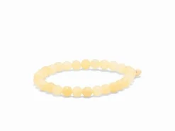 SOÏ armbånd 6mm - gul jade