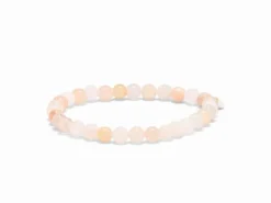 SOÏ armbånd 6mm - rosa jade