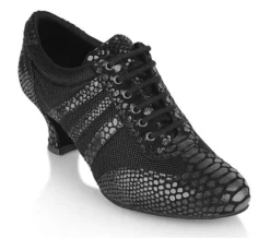 Sort croc trænings dansesko Ray Rose - Tiber