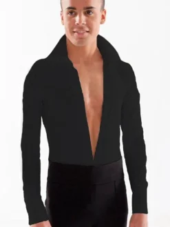 Sort danseskjorte dreng/herrer Intermezzo