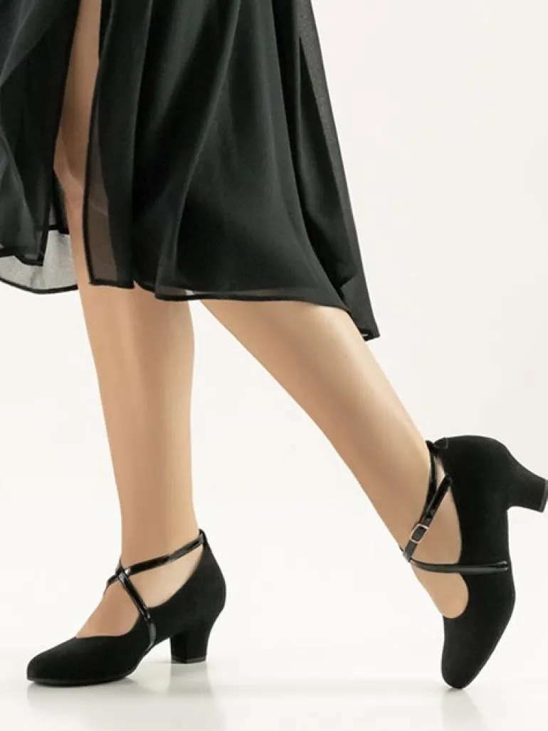 Sort dansesko Tabea med aftagelig sål Werner Kern