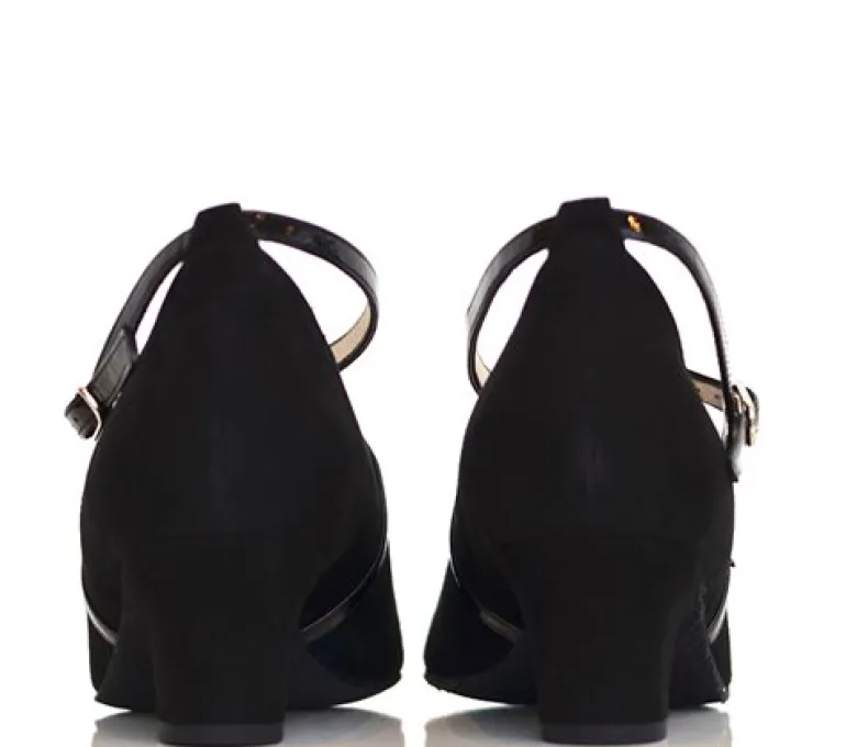 Sort dansesko Tabea med aftagelig sål Werner Kern