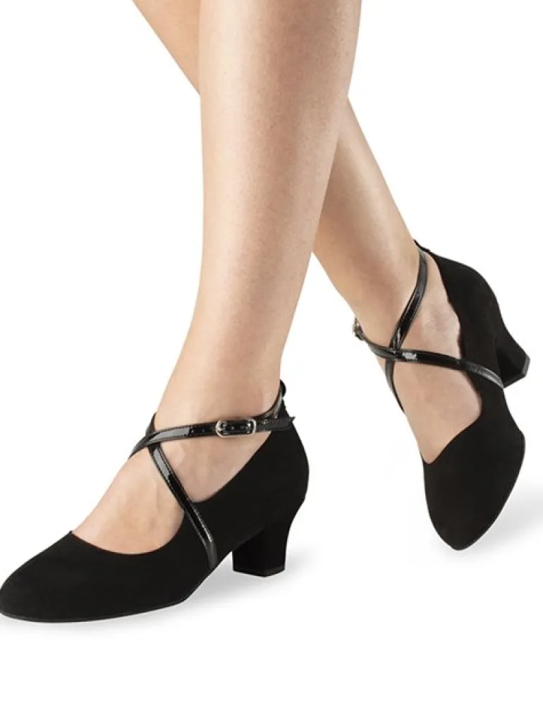 Sort dansesko Tabea med aftagelig sål Werner Kern