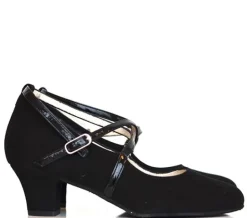 Sort dansesko Tabea med aftagelig sål Werner Kern