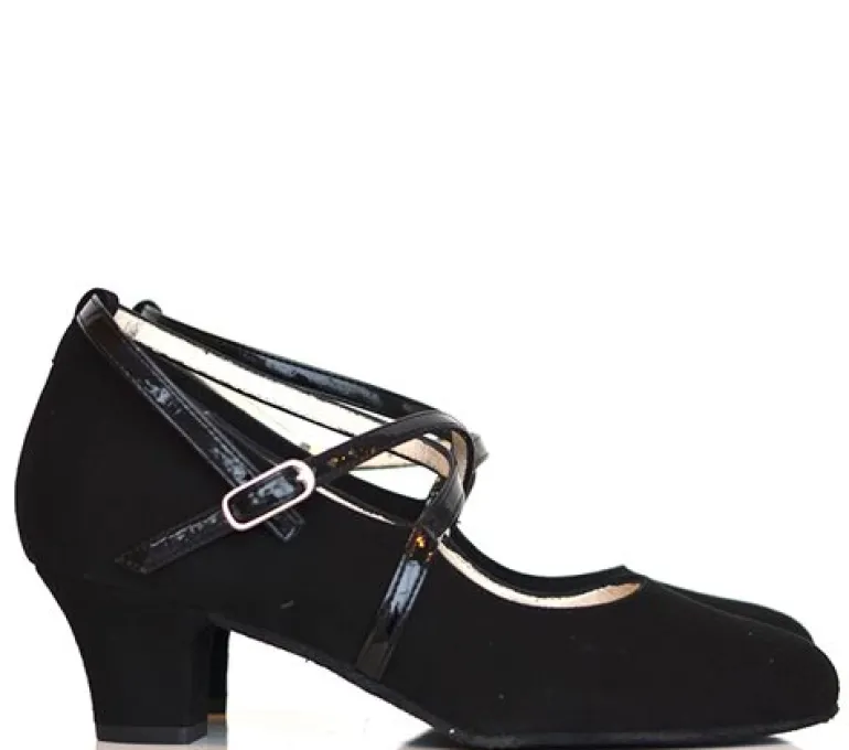 Sort dansesko Tabea med aftagelig sål Werner Kern