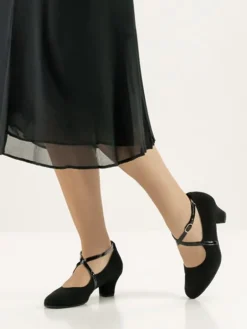 Sort dansesko Tabea med aftagelig sål Werner Kern