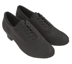 Sort dansetræningssko fra Diamant i microfiber til damer
