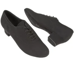 Sort dansetræningssko fra Diamant i microfiber til damer