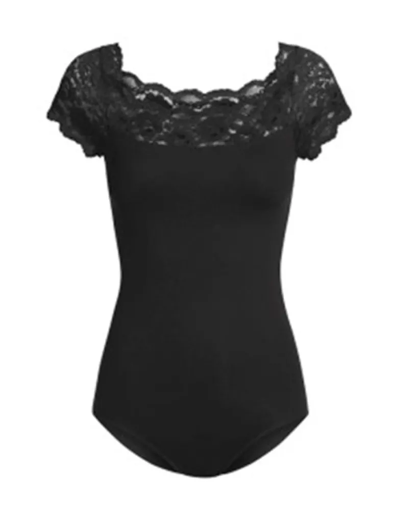 Sort dragt med blonde foroven So Danca