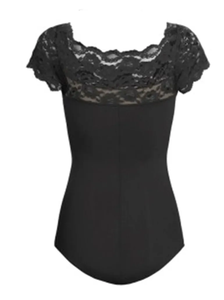 Sort dragt med blonde foroven So Danca