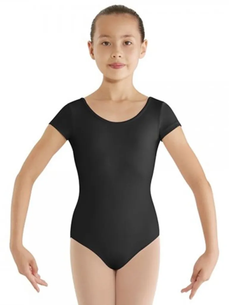 Sort dragt til piger m. flot ryg Bloch